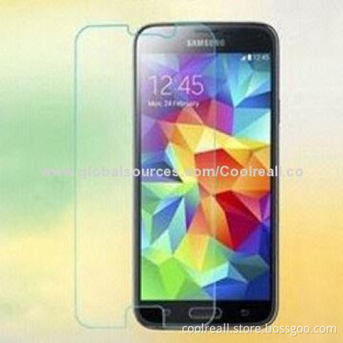 New 9H Hardness Tempered Glass Screen Protector for Samsung Galaxy S5 with Anti-broken, Waterproof